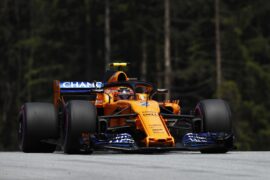 Red Bull Ring, Spielberg, Austria Saturday 30 June 2018. Stoffel Vandoorne, McLaren MCL33 Renault. Photo: Glenn Dunbar/McLaren ref: Digital Image _X4I0453