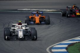 Charles Leclerc (MON) Alfa Romeo Sauber C37 at Formula One World Championship, Rd11, German Grand Prix, Race, Hockenheim, Germany, Sunday 22 July 2018.