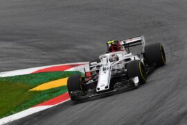 Charles Leclerc (MON) Alfa Romeo Sauber C37 at Formula One World Championship, Rd9, Austrian Grand Prix, Practice, Spielberg, Austria, Friday 29 June 2018.
