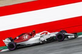 Charles Leclerc (MON) Alfa Romeo Sauber C37 at Formula One World Championship, Rd9, Austrian Grand Prix, Qualifying, Spielberg, Austria, Saturday 30 June 2018.