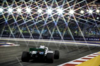 Marina Bay Circuit, Singapur 2018. Sergey Sirotkin, Williams FW41.