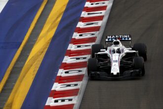 Marina Bay Circuit, Singapur 2018. Lance Stroll, Williams FW41.