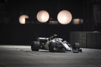 Charles Leclerc, Alfa Romeo Sauber C37 bei der Formel-1-Weltmeisterschaft, Rd15, Grand Prix von Singapur, 2018.