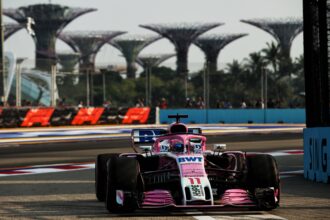 Sergio Perez (MEX) Racing Point Force India F1 VJM11. Großer Preis von Singapur, Freitag, 14. September 2018. Marina Bay Street Circuit, Singapur.