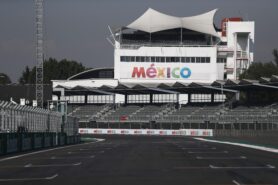 Start grid of the Mexican circuit Hermanos Rodriquez in Mexico City
