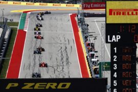Lewis Hamilton & drivers on track US GP F1/2018