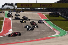 Drivers on track US GP F1/2018