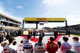 Drivers at the start US GP F1/2018