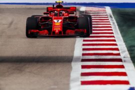 Kimi Raikkonen Ferrari Russian GP F1/2018