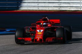 Sebastian Vettel Ferrari Russian GP F1/2018