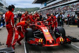 Kimi Raikkonen Ferrari Russian GP F1/2018
