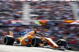 Circuit of the Americas, Austin, Texas, USA Sunday 21 October 2018. Stoffel Vandoorne, McLaren MCL33.