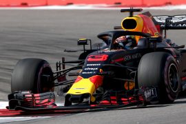 Daniel Ricciardo of Red Bull Racing RB14 TAG Heuer on track during final practice for the Formula One Grand Prix of Russia at Sochi Autodrom on September 29, 2018 in Sochi, Russia.