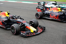 Daniel Ricciardo & Max Verstappen Red Bull Racing mexico GP F1/2018.
