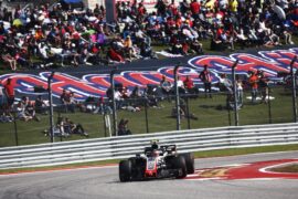 Kevin Magnussen Haas on track US GP F1/2018