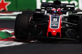 Romain Grosjean on track Mexico GP F1/2018