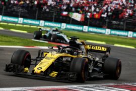 Nico Hulkenberg (GER) Renault Sport F1 Team RS18. Mexican Grand Prix, Sunday 28th October 2018. Mexico City, Mexico.