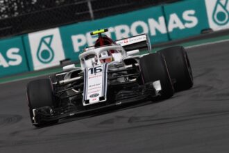 Charles Leclerc, Alfa Romeo Sauber C37 στο Παγκόσμιο Πρωτάθλημα F19, Rd28, Grand Prix Μεξικού, Αγώνας, Circuit Hermanos Rodriguez, Πόλη του Μεξικού, Μεξικό, Κυριακή 2018 Οκτωβρίου XNUMX.