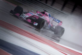 Sergio Perez (MEX) Racing Point Force India F1 VJM11. United States Grand Prix, Circuit of the Americas, Austin, Texas, USA.