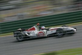 Jenson Button driving the BAR-Honda 007, Albert Park, Melbourne, Australia (2005)