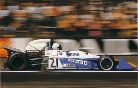 Matra-Simca MS120B driven by Chris Amon on Silverstone, UK (1971)