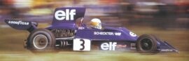 Tyrrell 004 driven by Jodi Schecktert in Sweden (1974)