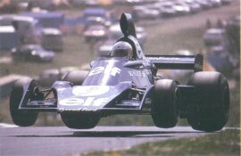 Tyrrell 007 driven by Jodi Schecktert in Germany (1975)