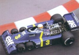 Tyrrell P34 driven by Jodi Schecktert in Monaco (1976)