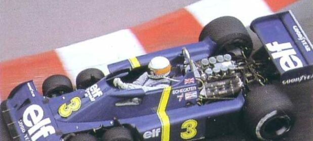 Tyrrell P34 driven by Jodi Schecktert in Monaco (1976)