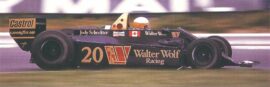 Wolf WR5 driven by Jodi Schecktert in Britain (1976)