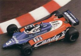 Tyrrell 010 driven by Jean-Pierre Jarier at Monaco (1980)