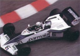 Brabham-BMW BT52 driven by Ricardo Patrese at Monaco (1983)