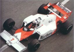 McLaren MP4-2 Porsche driven by Alain Prost in Monaco (1984)