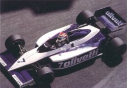 Brabham BT54 driven by Nelson Piquet at Monaco (1985)
