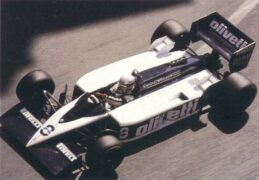 Brabham BT55 driven by Elio de Angelis at Monaco (1986)