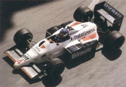Tyrrell 015 driven by Philippe Streiff at Monaco (1986)