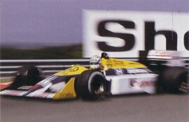 Williams FW11B Honda driven by Nigel Mansell in Hungary (1985)