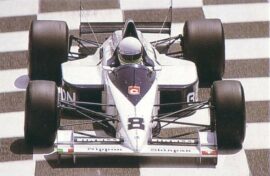 Brabham BT58 driven by Stefano Modena at Monaco (1989)