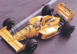 Lotus 101 driven by Nelson Piquet at Monaco (1989)
