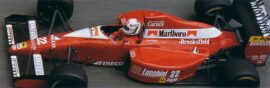 Dallara BMS-F190 Andrea de Cesaris at Monaco (1990)