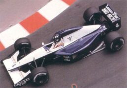 Damon Hill driving the Brabham BT60B Judd at Monaco (1992)