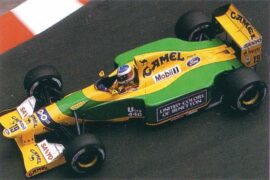 Benetton B192 Ford driven Michael Schumacher in Monaco (1992)