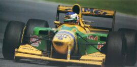 Benetton B193 Ford driven by Michael Schumacher in Canada (1993)