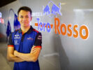 Alexander Albon of Thailand and Scuderia Toro Rosso poses for a photo during day one of F1 End of Season Testing at Yas Marina Circuit on November 27, 2018 in Abu Dhabi, United Arab Emirates.