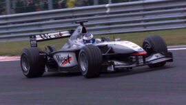 McLaren MP4-16 Mercedes driven by Mika Hakkinen in Belgium (2001)
