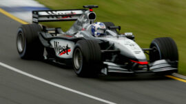 McLaren MP4-17 Mercedes driven by David Coulthard in Australia (2002)
