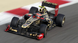 Lotus F1 E20 driven by Romain Grosjean Bahrain GP (2012)