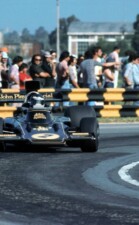 Jacky Ickx power sliding in the Lotus 72E 1974 (1973-1975)