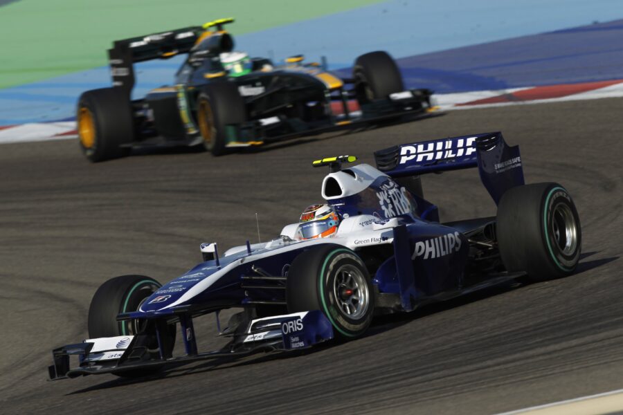 Nico Hulkenberg alla guida della Williams FW32 Cosworth in Bahrain (2010)