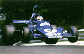Tyrrell 005 driven by Patrick Depailler in France (1975)